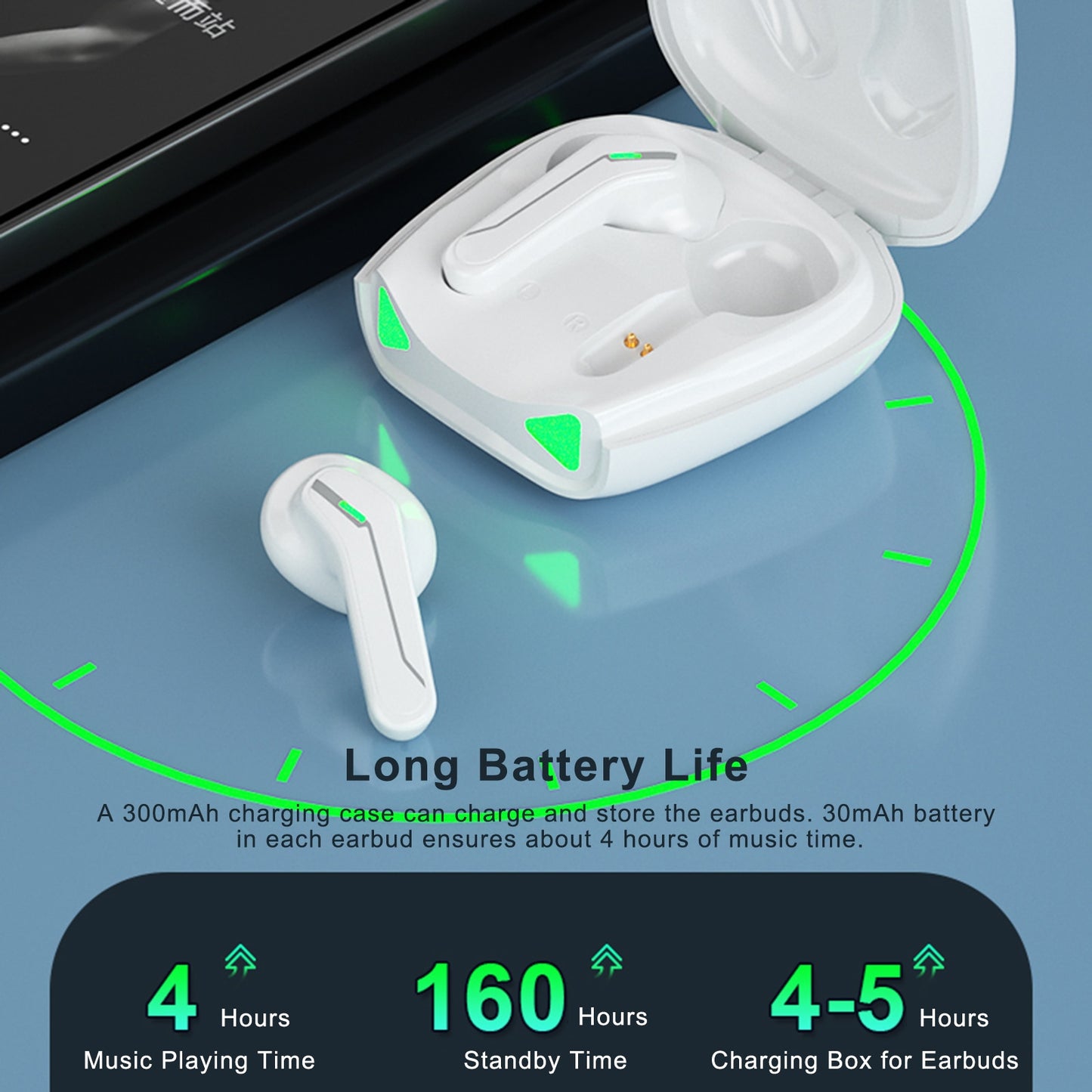 Wireless Headphones with Mic In-ear Music Earphone Bluetooth