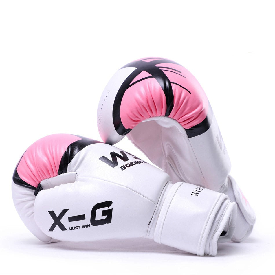 Kick Boxing Gloves for Men Women PU Karate Muay Thai Guantes De Boxeo Free Fight MMA Sanda Training Adults Kids Equipment