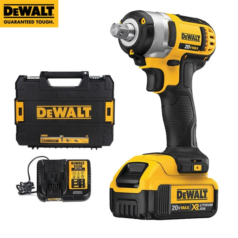 DEWALT Cordless Impact Wrench 18V Original Lithium Battery Rechargeable Electric Wrench DCF880 203N.m Impact Wrench Dewalt Tool