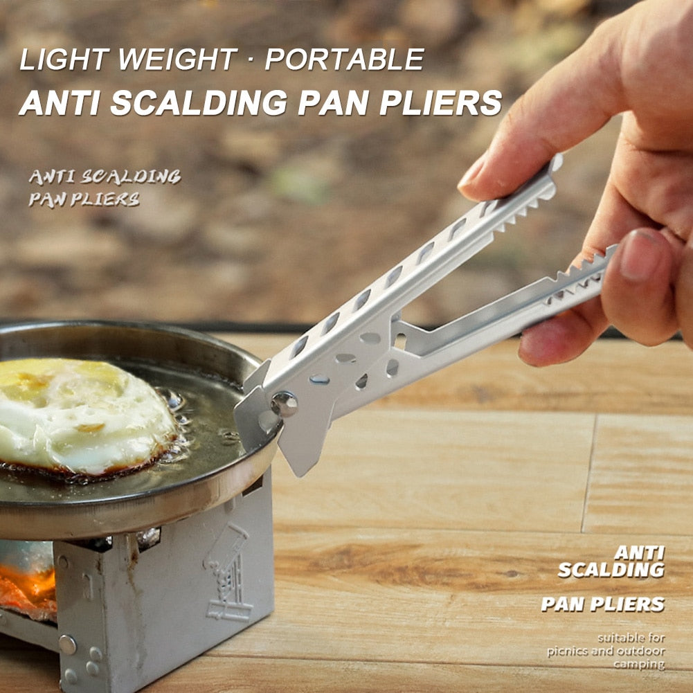 Camping Hiking Anti-hot Anti-Scald Pot Pan Bowl Gripper