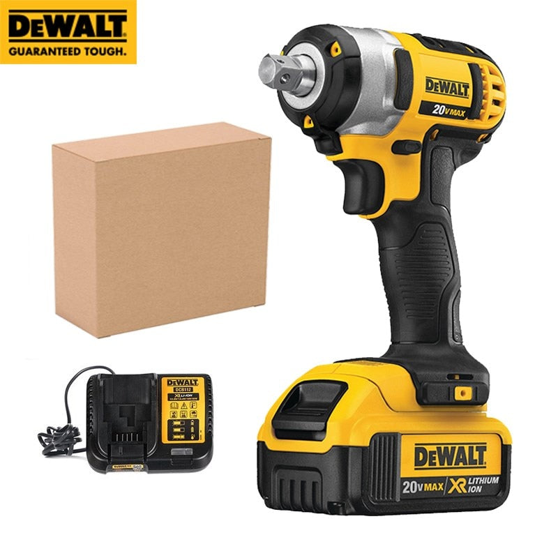 DEWALT Cordless Impact Wrench 18V Original Lithium Battery Rechargeable Electric Wrench DCF880 203N.m Impact Wrench Dewalt Tool