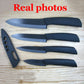 High quality brand black blade kicthen ceramic knife set