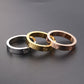 Cross Stainless Steel Zircon Ring With Stone For Woman Girl For Men