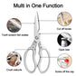 Kitchen stainless steel scissors