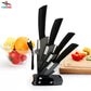 High quality brand black blade kicthen ceramic knife set