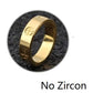 Cross Stainless Steel Zircon Ring With Stone For Woman Girl For Men