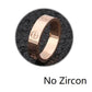 Cross Stainless Steel Zircon Ring With Stone For Woman Girl For Men