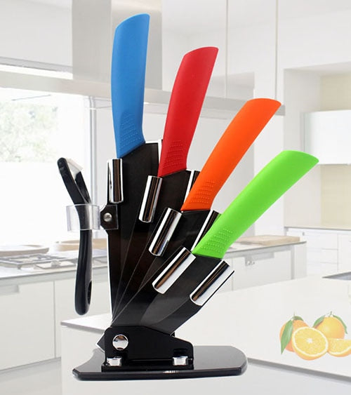 High quality brand black blade kicthen ceramic knife set