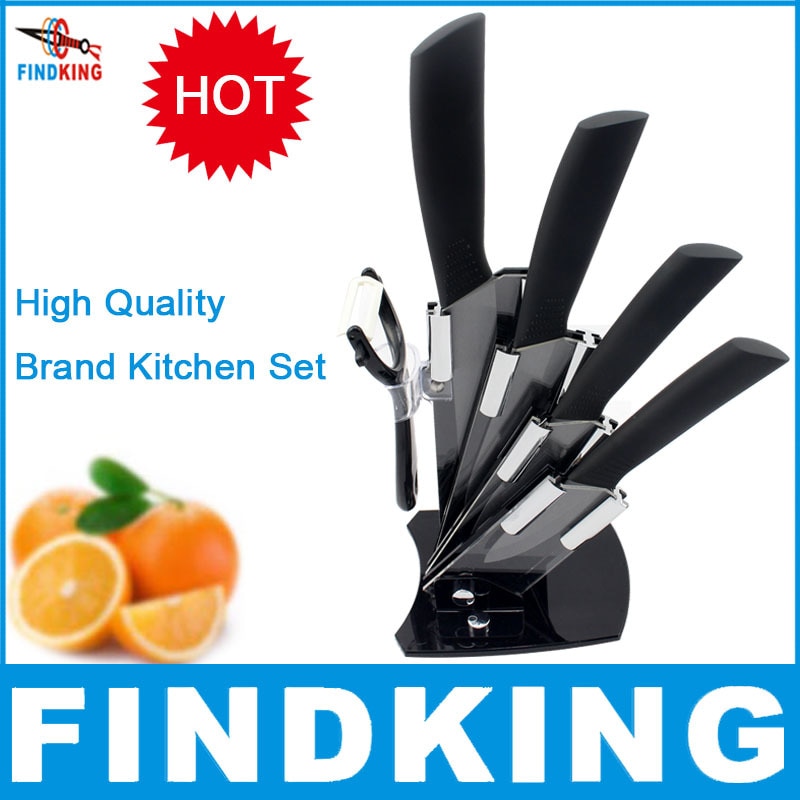High quality brand black blade kicthen ceramic knife set