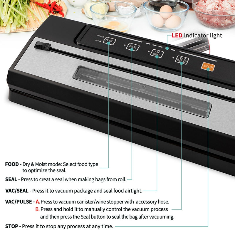 Vacuum Sealer Packaging Machine For Food Storage