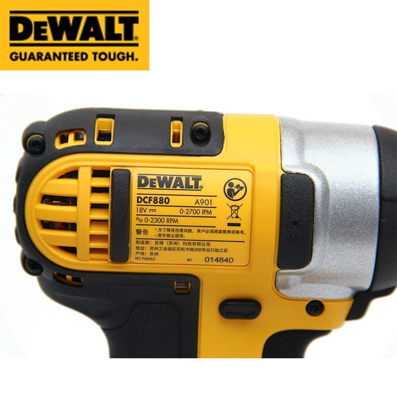 DEWALT Cordless Impact Wrench 18V Original Lithium Battery Rechargeable Electric Wrench DCF880 203N.m Impact Wrench Dewalt Tool