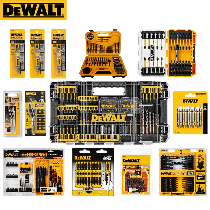 DEWALT Electric Screwdriver Bits Set Drill Head DW2700 DT71511 DT70518 DT71563 DT70730 DT70735 DT70758 DWA2SD65 DWANGFT100SET