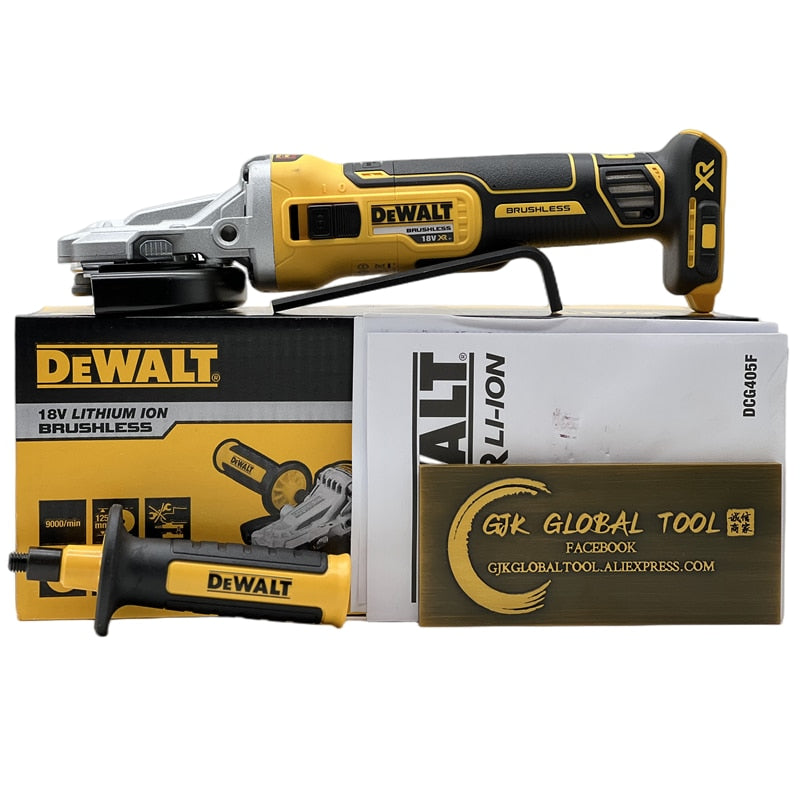 DEWALT DCG405FN DCG413F angle grinding machine 20V brushless motor cutting machine 100mm-125mm portable polishing tool charging