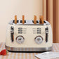 Toaster With 4 Slices Slot Automatic Warm Multifunctional