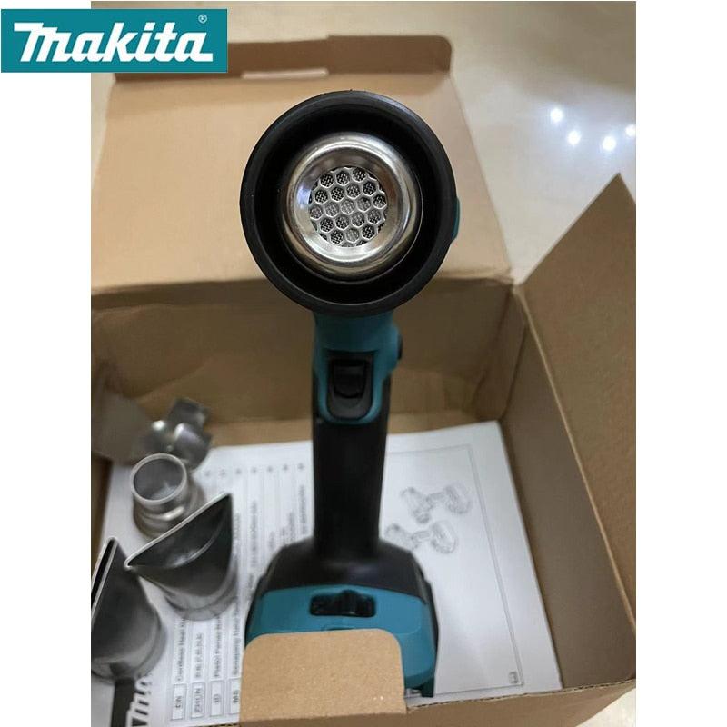 Makita DHG181 Cordless Heat Gun Rechargeable 18V LXT Lithium High Power Welding Thermal Blower Shrink Wrapping Tools Hot Air Gun