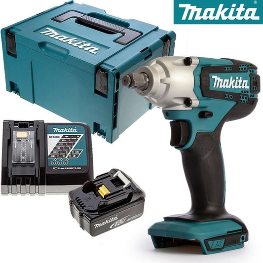 Makita DTW190 Lithium Battery Brushless Electric Wrench 18V Impact Wrench190 N·m Torque 1/2 Inch  Auto Repair Socket Screwdriver