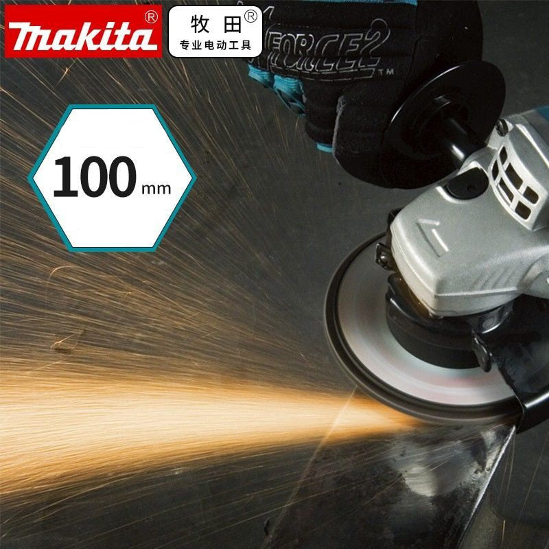 Makita Cordless Angle Grinder 18V LXT Lithium-Ion Multifunctional Electric Grinding DGA402 Cutting Machine Power Tool