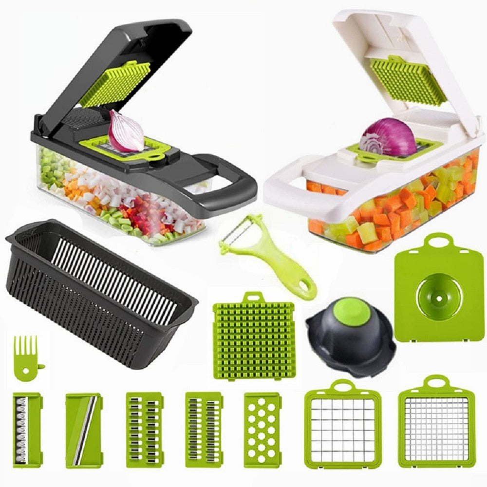 Multifunctional Vegetable Cutter 8 In 1 Shredders Slice