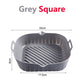 NEW Silicone Air Fryer Liner Basket Square Reusable Air Fryer Pot Tray