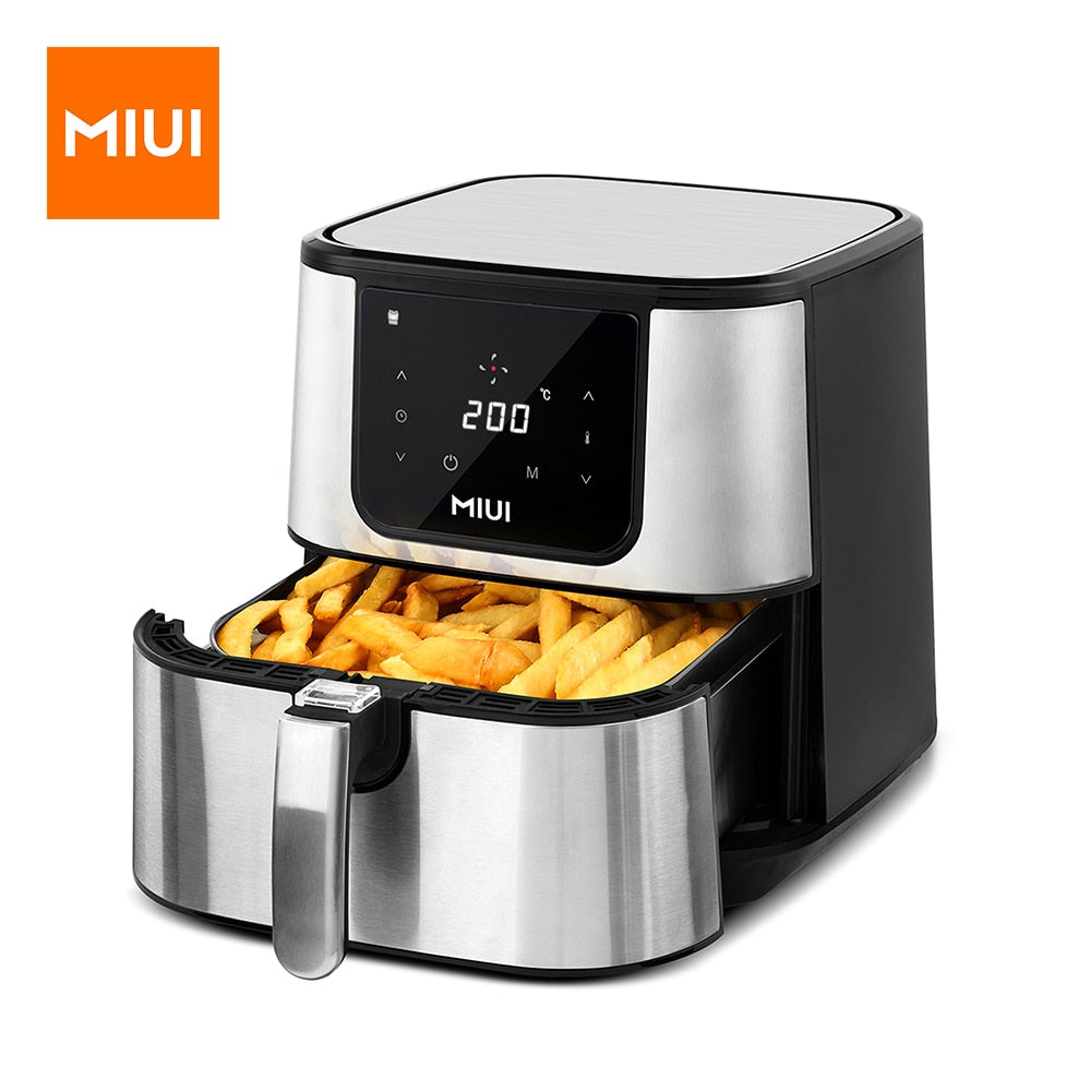 MIUI 6L Air Fryer 1600-1800W, No Oil Electric Fryer