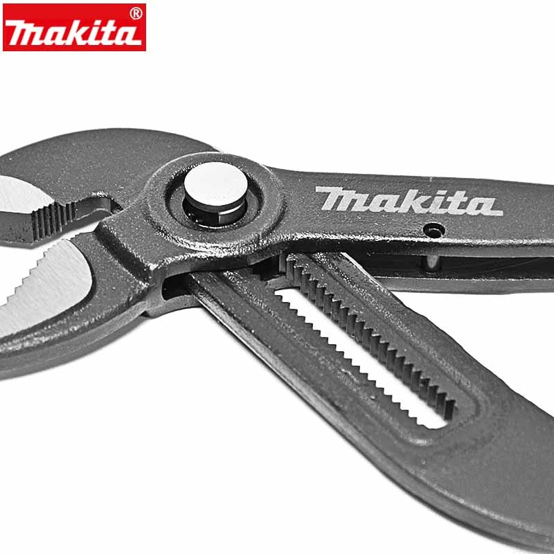 Makita B-65741 B-65763 Water Pipe Wrench Quick Wrench Multi-function Debuggable Active Plier Industrial Grade Water Pump Pliers