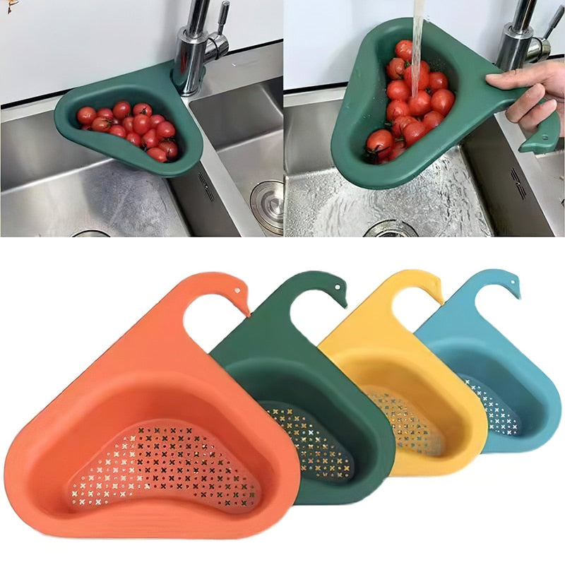 Kitchen Triangular Sink Strainer Basket