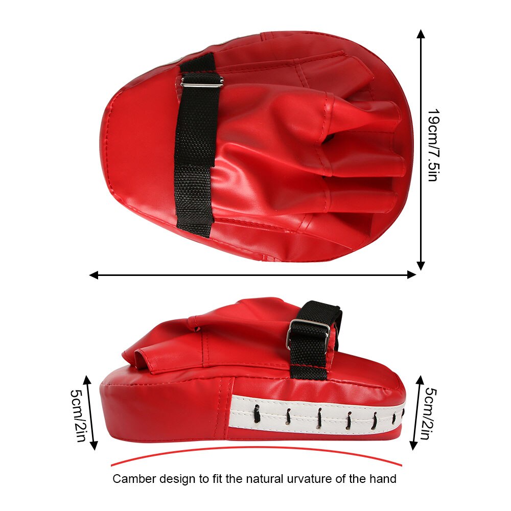 1pc Boxing Hand Target Martial Thai Kick Sanda Training Thickened  Karate Training Mitt Focus Punch Pads Five-finger Hand Target