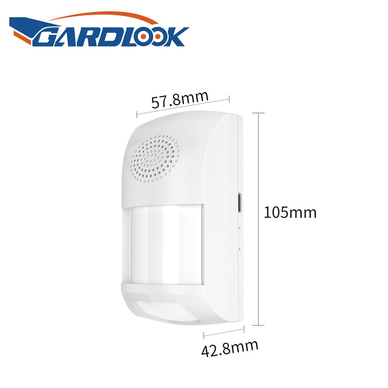 WiFi Motion Sensor Alarm PIR Infrared Detector Pet Immune