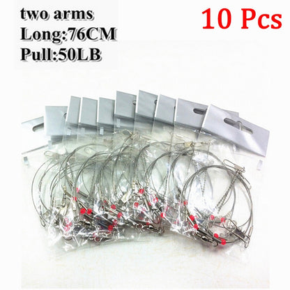 New 10/20 Pcs/Pack Arms Stainless Steel Fishing Wire