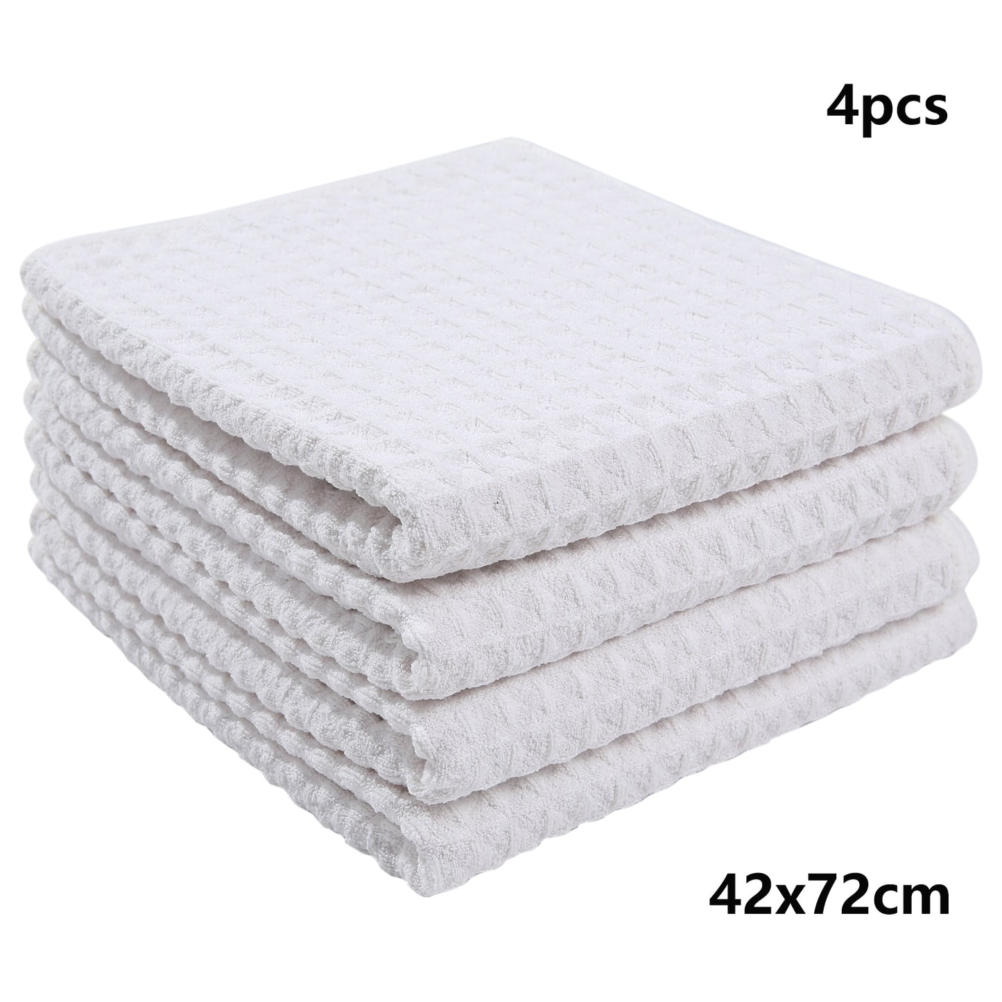 Homaxy 6pcs Microfiber Dishcloth Absorbent Soft Kitchen Towels