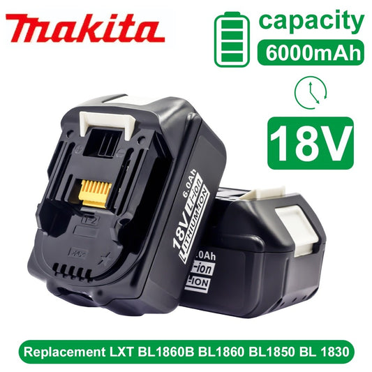 6.0Ah Makita Rechargeable batteries