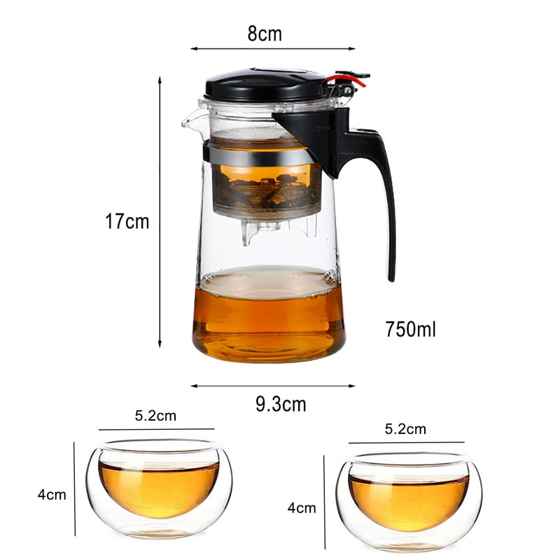 Tea Pots Heat Resistant Glass Tea Pot