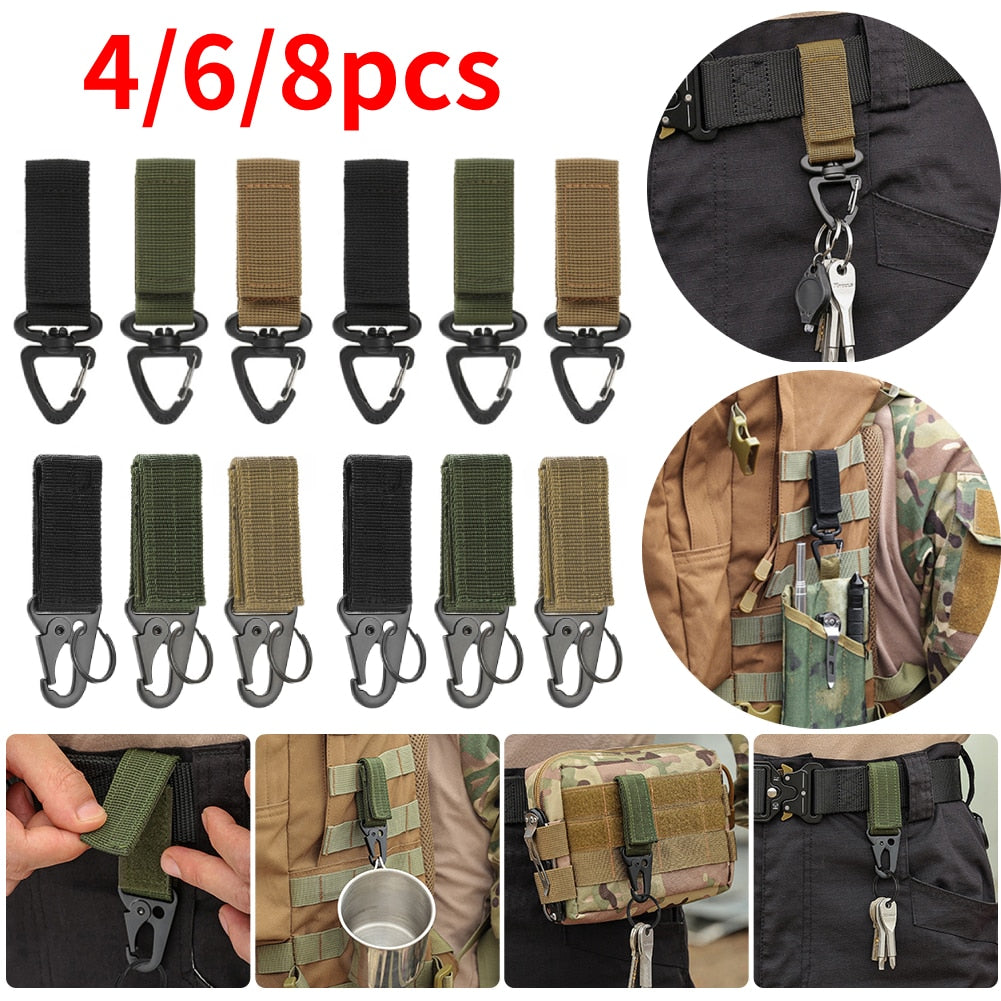 Military Tactical Hanging Key Hook Clip Clamp