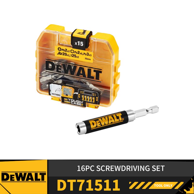 DEWALT Electric Screwdriver Bits Set Drill Head DW2700 DT71511 DT70518 DT71563 DT70730 DT70735 DT70758 DWA2SD65 DWANGFT100SET