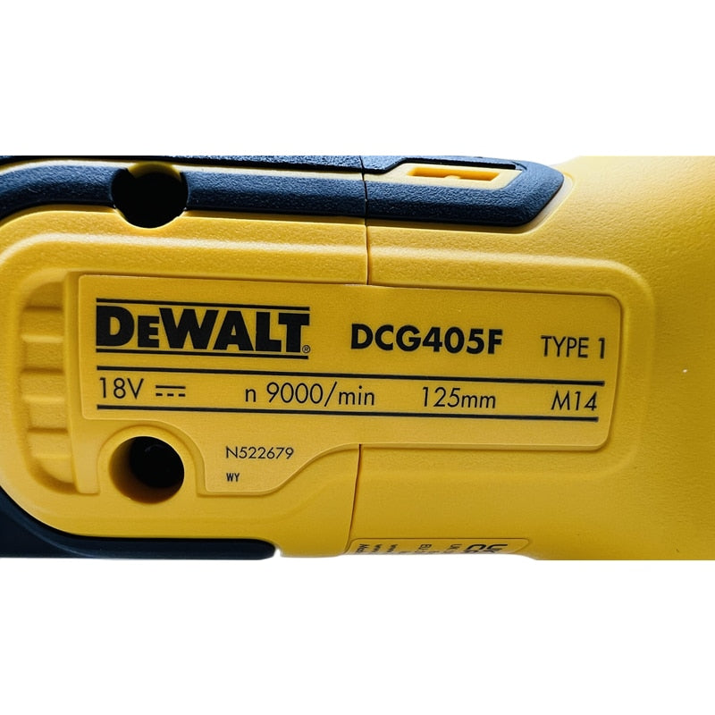 DEWALT DCG405FN DCG413F angle grinding machine 20V brushless motor cutting machine 100mm-125mm portable polishing tool charging