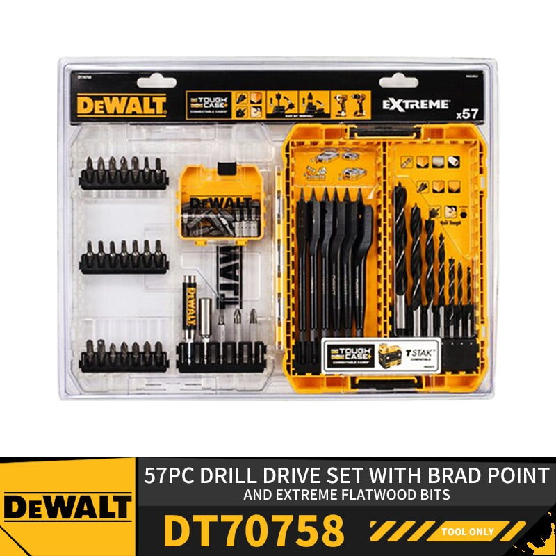 DEWALT Electric Screwdriver Bits Set Drill Head DW2700 DT71511 DT70518 DT71563 DT70730 DT70735 DT70758 DWA2SD65 DWANGFT100SET