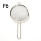 New 7/8/10/12/14/16/18/20/22cm Kitchen Stainless Steel  Optional Flour Tea Strainer Mesh Colander Sieve Filter Sifter