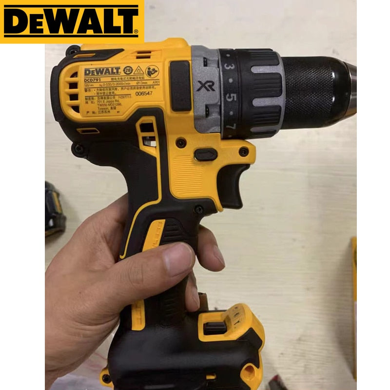 Dewalt DCD791 Cordless Compact Drill/Driver 18V Brushless Motor Electric Drill Screwdriver Household Rechargeable Power Tools