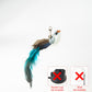 Handfree Bird/Feather Cat Wand with Bell