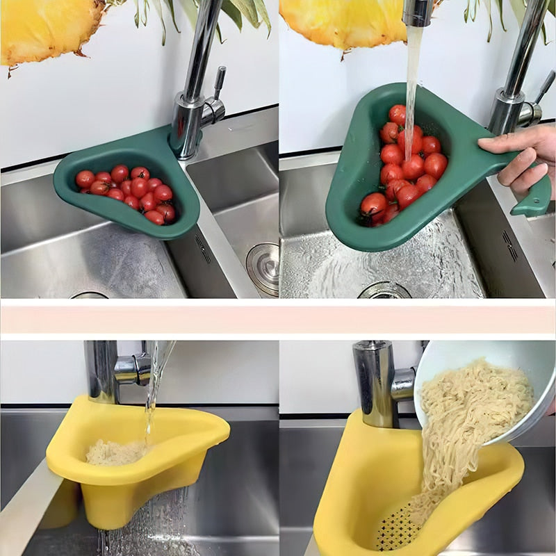 Kitchen Triangular Sink Strainer Basket