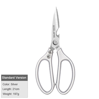 Kitchen stainless steel scissors