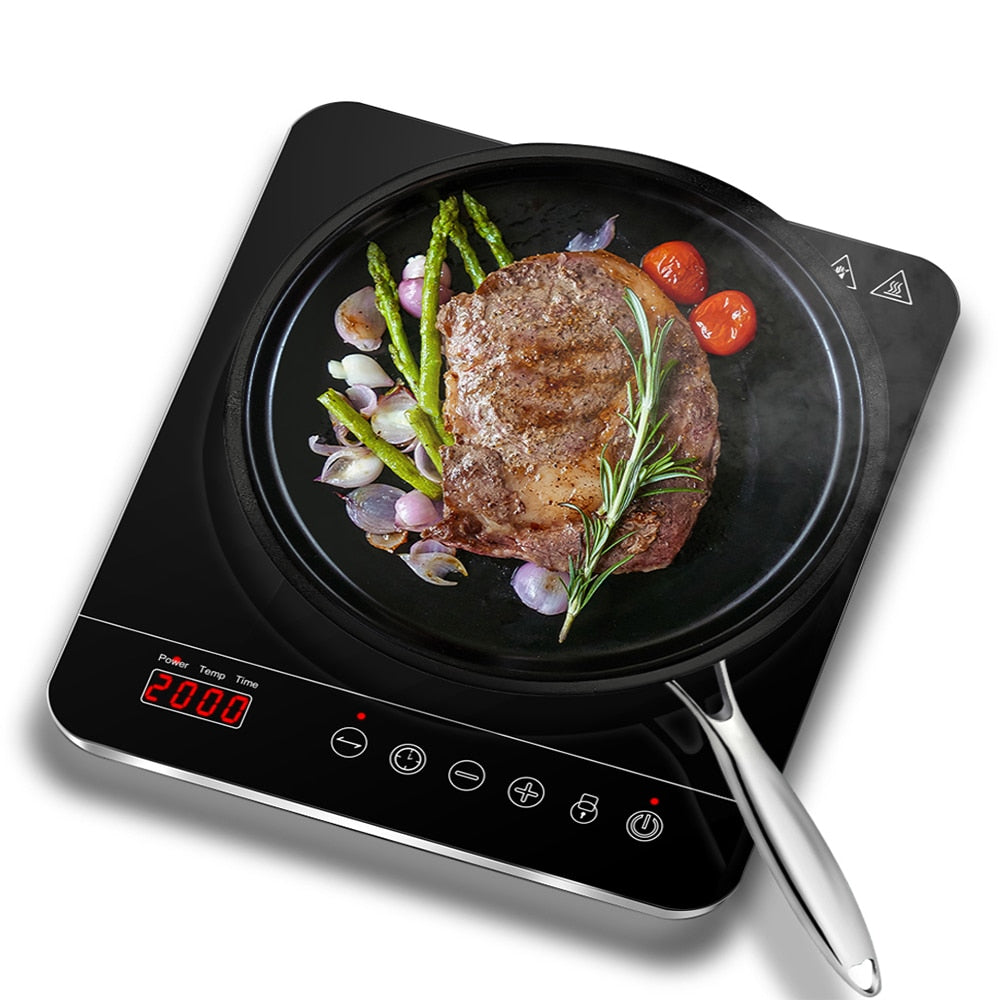 Cooker 2000W Induction Hob with Safety Lock