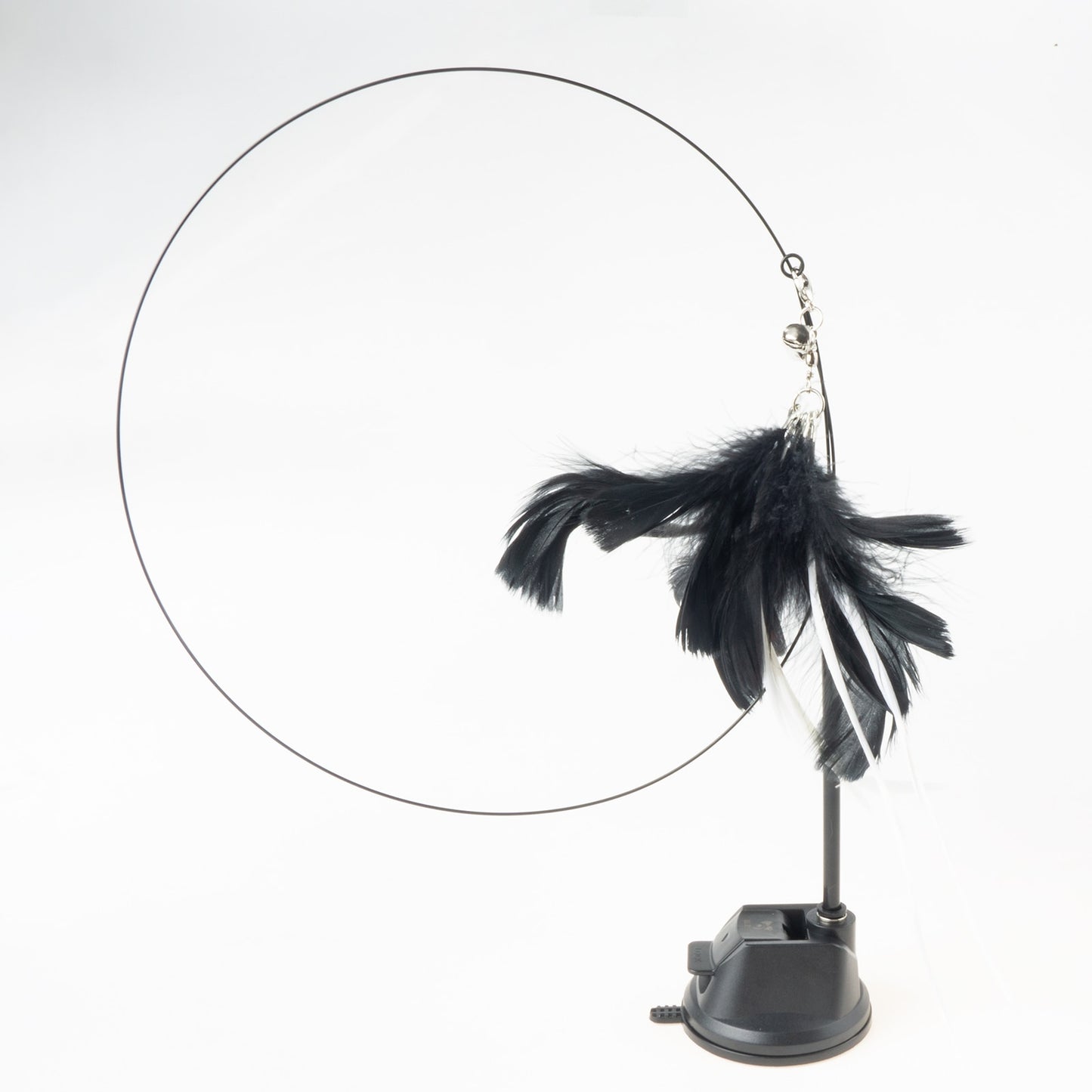 Handfree Bird/Feather Cat Wand with Bell