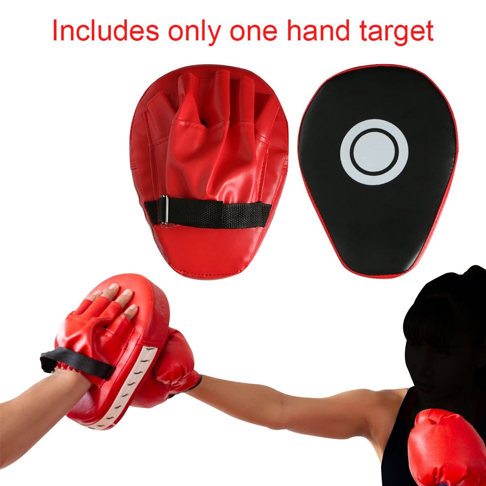 1pc Boxing Hand Target Martial Thai Kick Sanda Training Thickened  Karate Training Mitt Focus Punch Pads Five-finger Hand Target