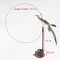 Handfree Bird/Feather Cat Wand with Bell