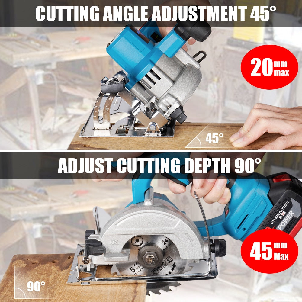 Brushless Circular Saw 125mm for Makita