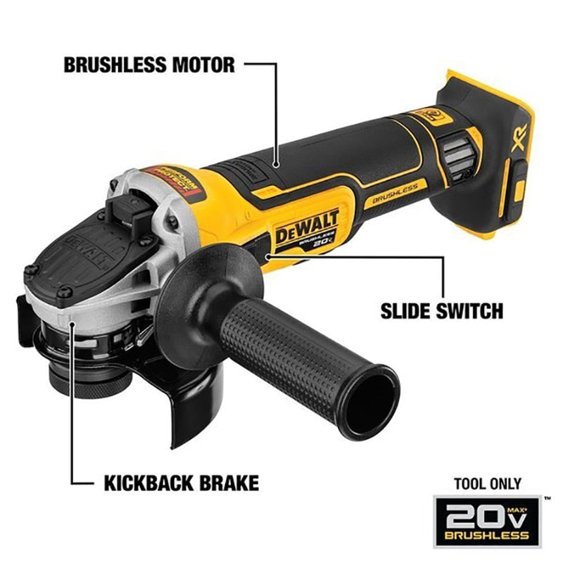 DEWALT DCG405 20V Brushless Maglev Angle Grinder 5 &quot;125mm Metal Cutting Grinding Charging Angle Grinder