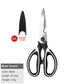 Kitchen stainless steel scissors