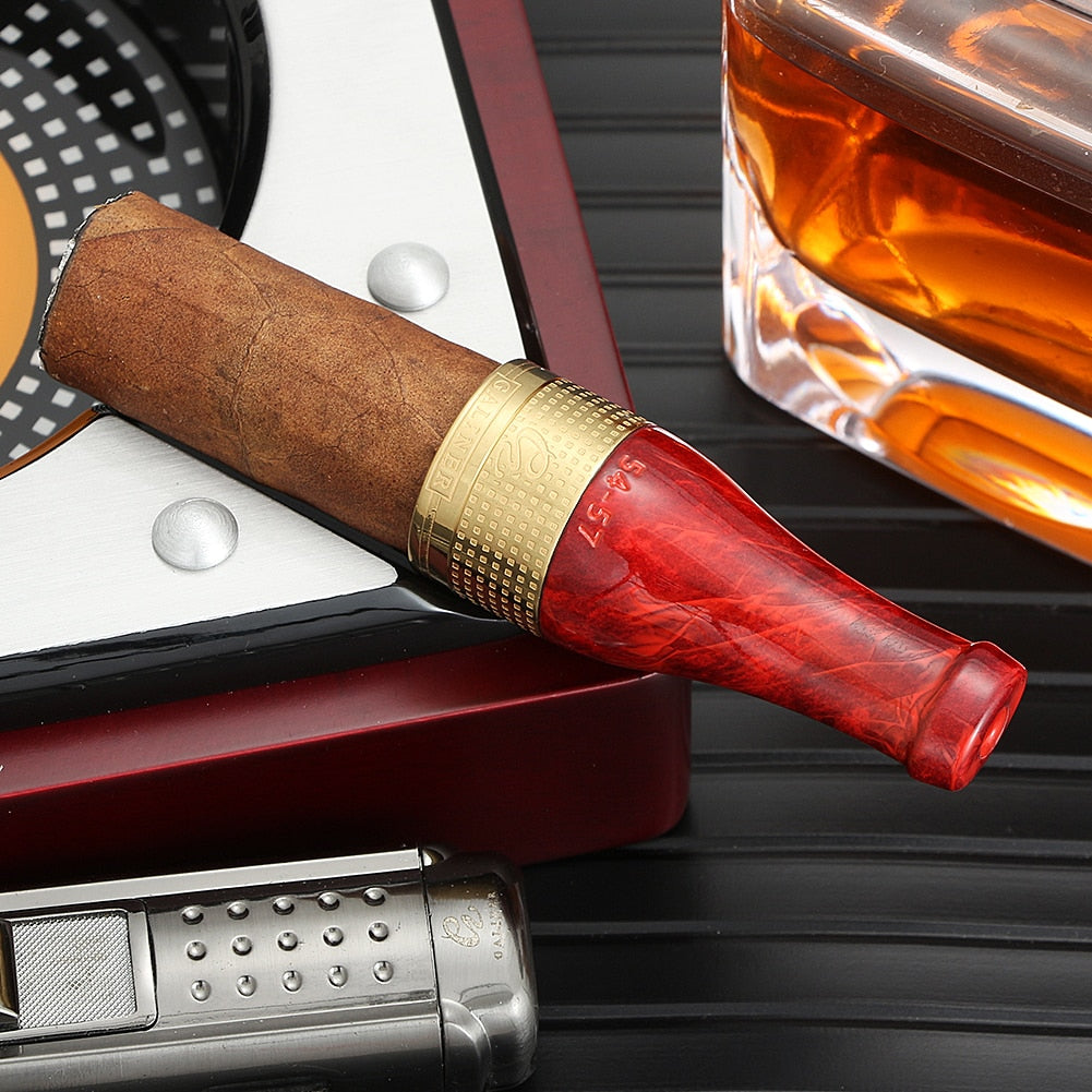 GALINER Cigar Holder Ashtray Resin Cigar