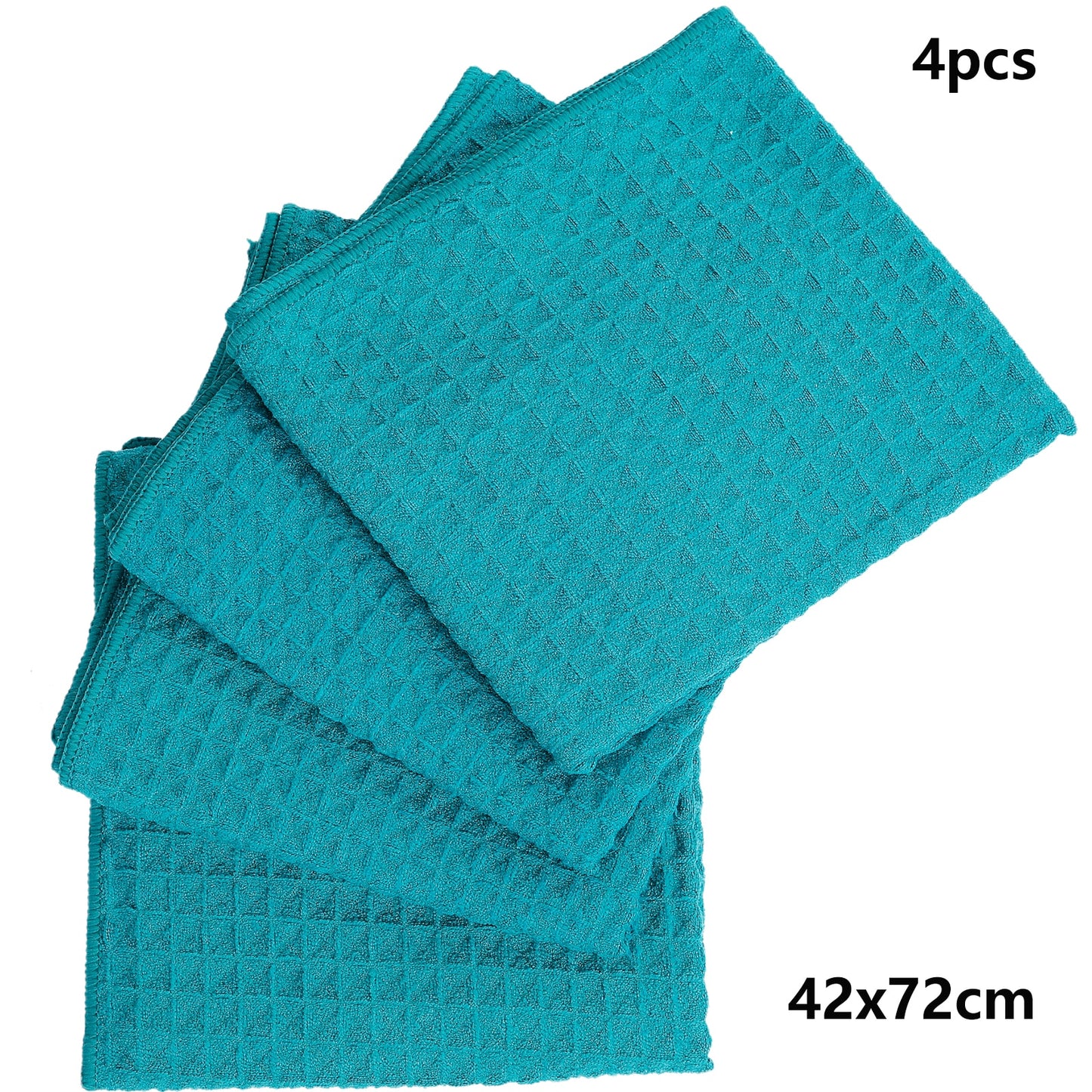 Homaxy 6pcs Microfiber Dishcloth Absorbent Soft Kitchen Towels